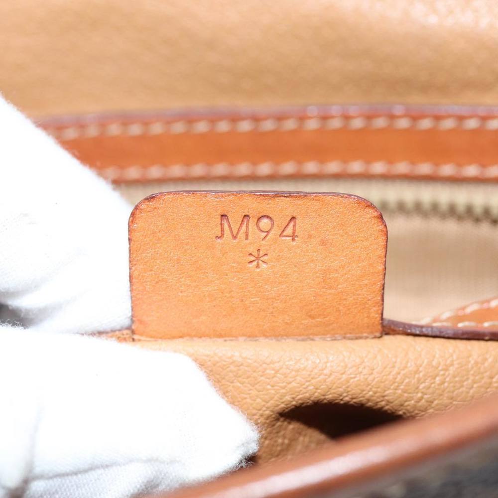 CELINE Macadam Canvas Hand Bag PVC Brown Auth 73419 - Picture 12 of 16